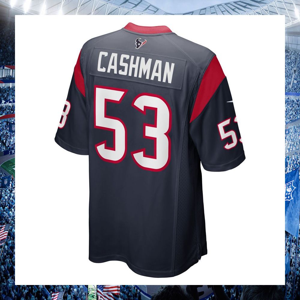 nfl blake cashman houston texans nike navy football jersey 3 866