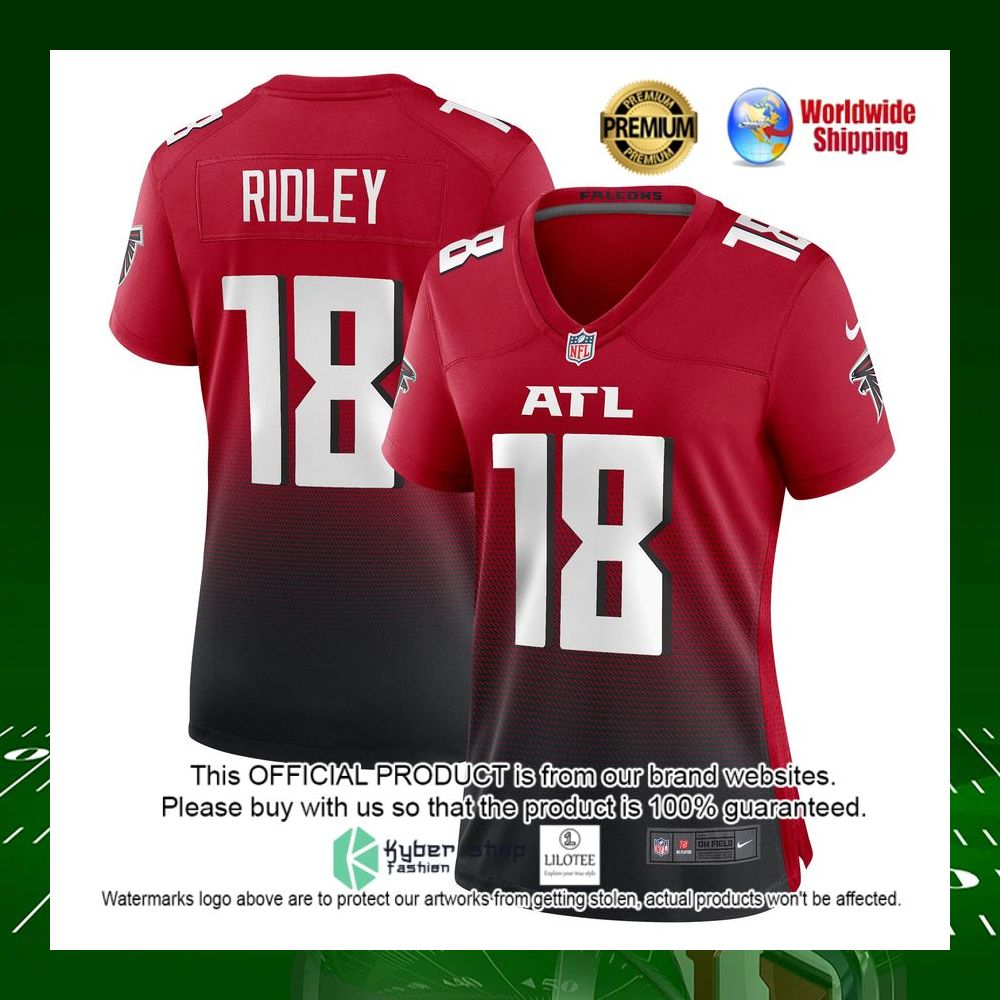 nfl calvin ridley atlanta falcons nike womens red football jersey 1 167