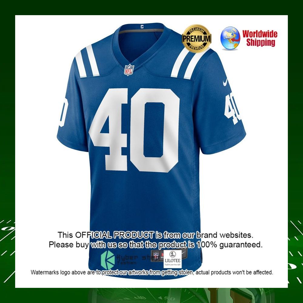 nfl chris wilcox indianapolis colts nike royal football jersey 2 914