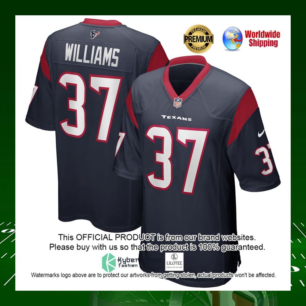 nfl domanick williams houston texans nike navy football jersey 1 87