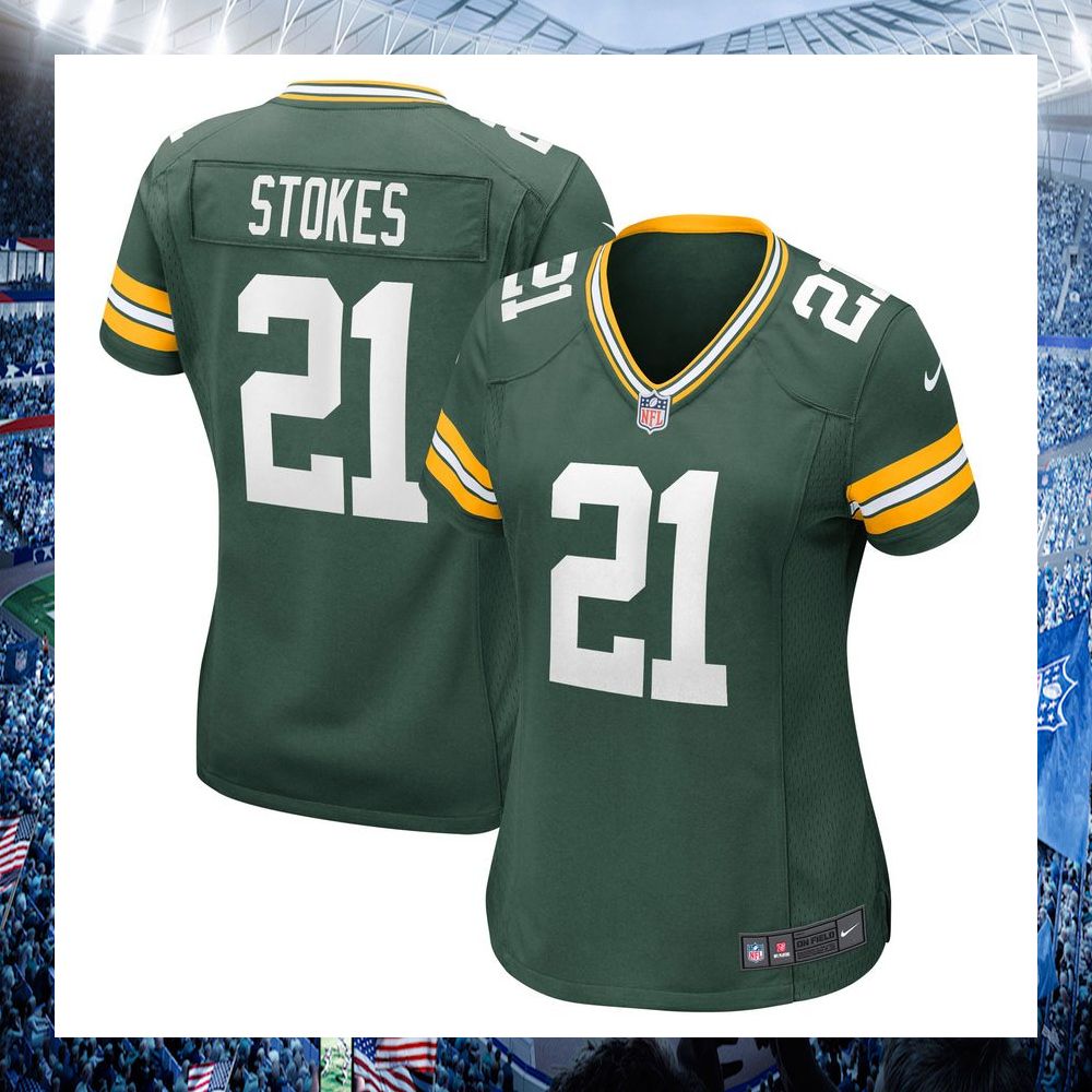 nfl eric stokes green bay packers nike womens green football jersey 1 157