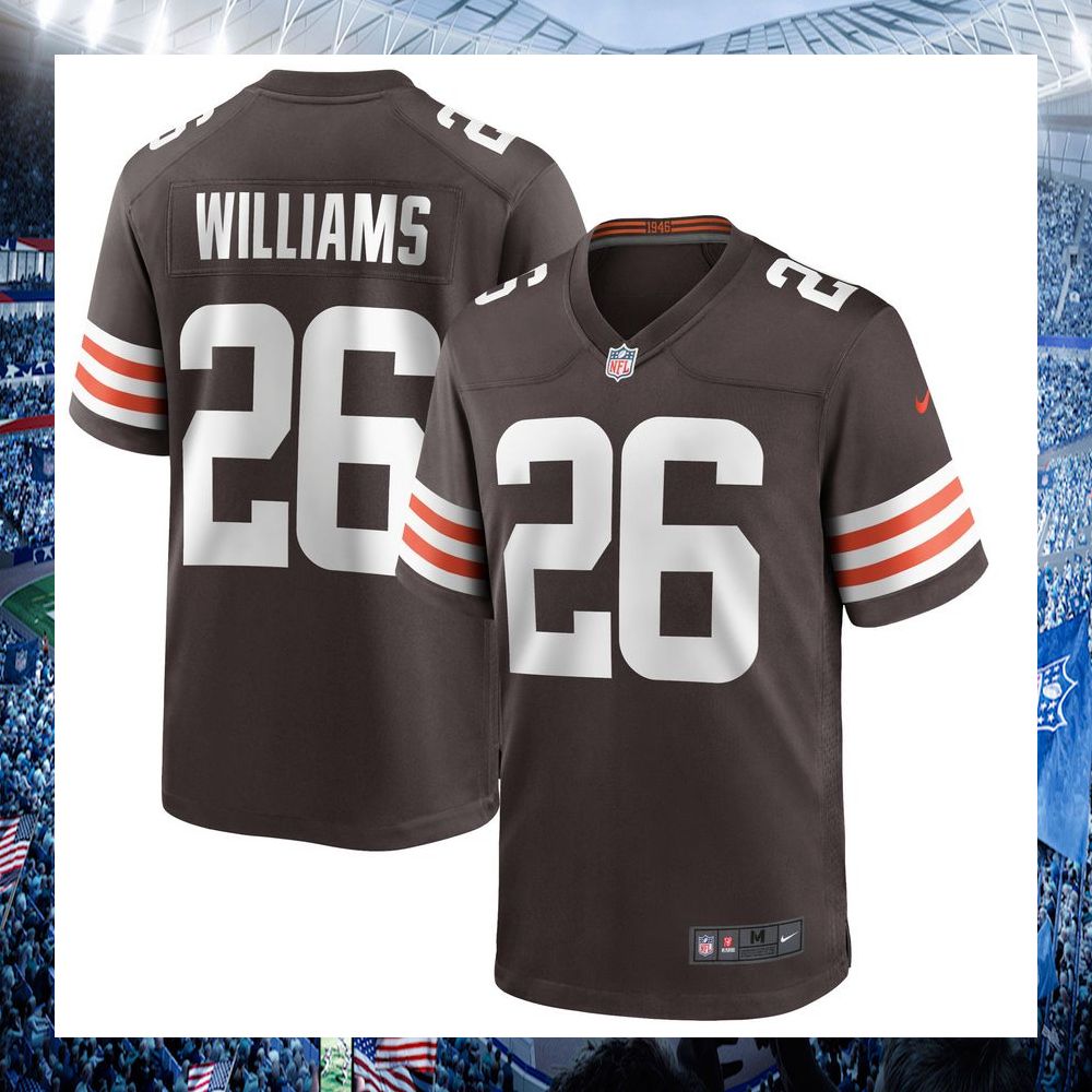nfl greedy williams cleveland browns nike brown football jersey 1 268