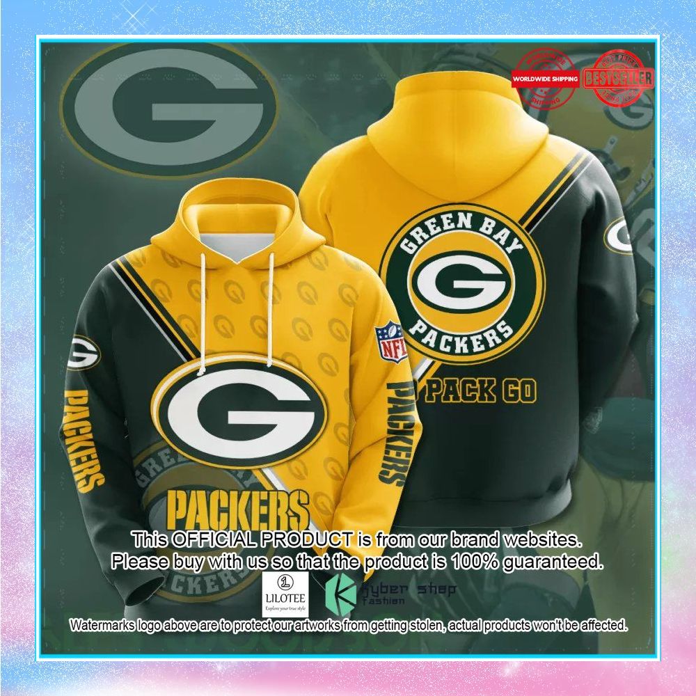 nfl green bay packers team logo hoodie 1 464