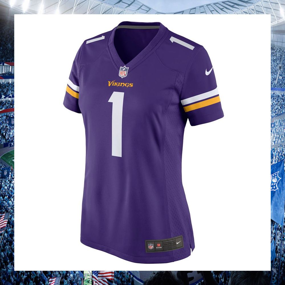 nfl greg joseph minnesota vikings nike womens purple football jersey 2 660
