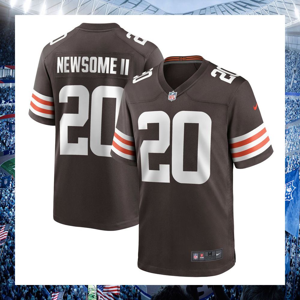 nfl gregory newsome ii cleveland browns nike brown football jersey 1 55