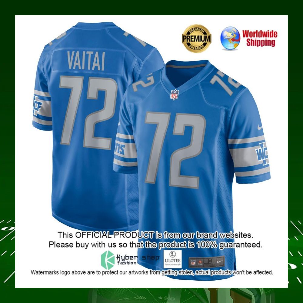 nfl halapoulivaati vaitai detroit lions nike blue football jersey 1 424