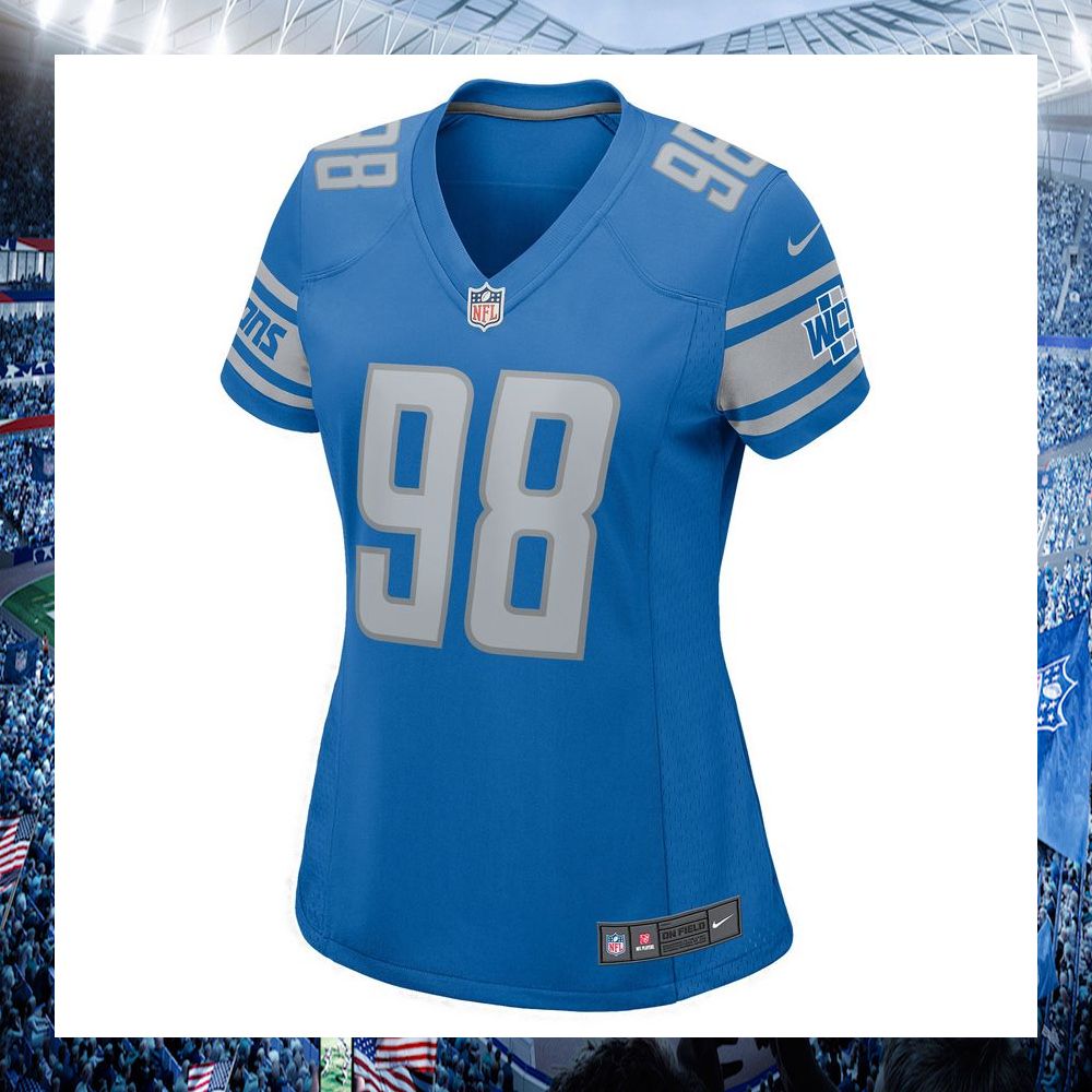 nfl isaiah buggs detroit lions nike womens blue football jersey 2 170