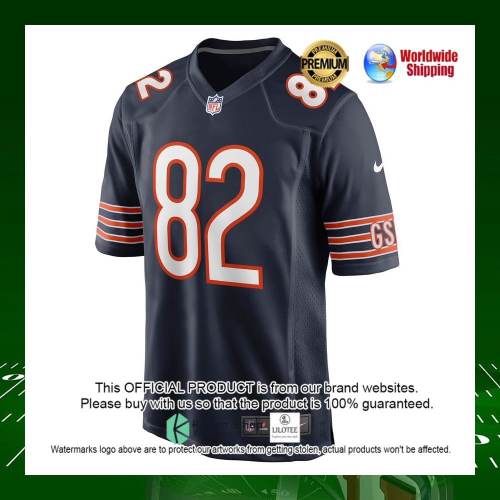 nfl isaiah coulter chicago bears nike navy football jersey 2 92