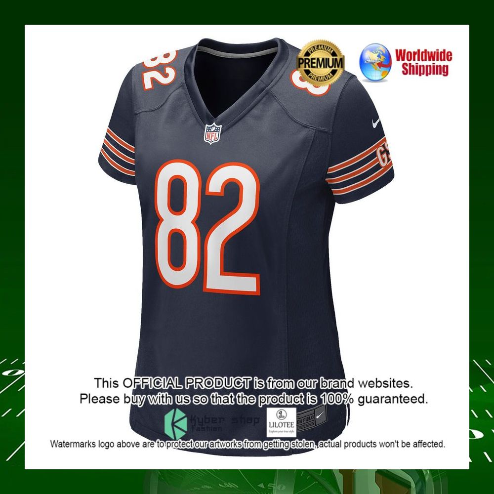 nfl isaiah coulter chicago bears nike womens navy football jersey 2 865