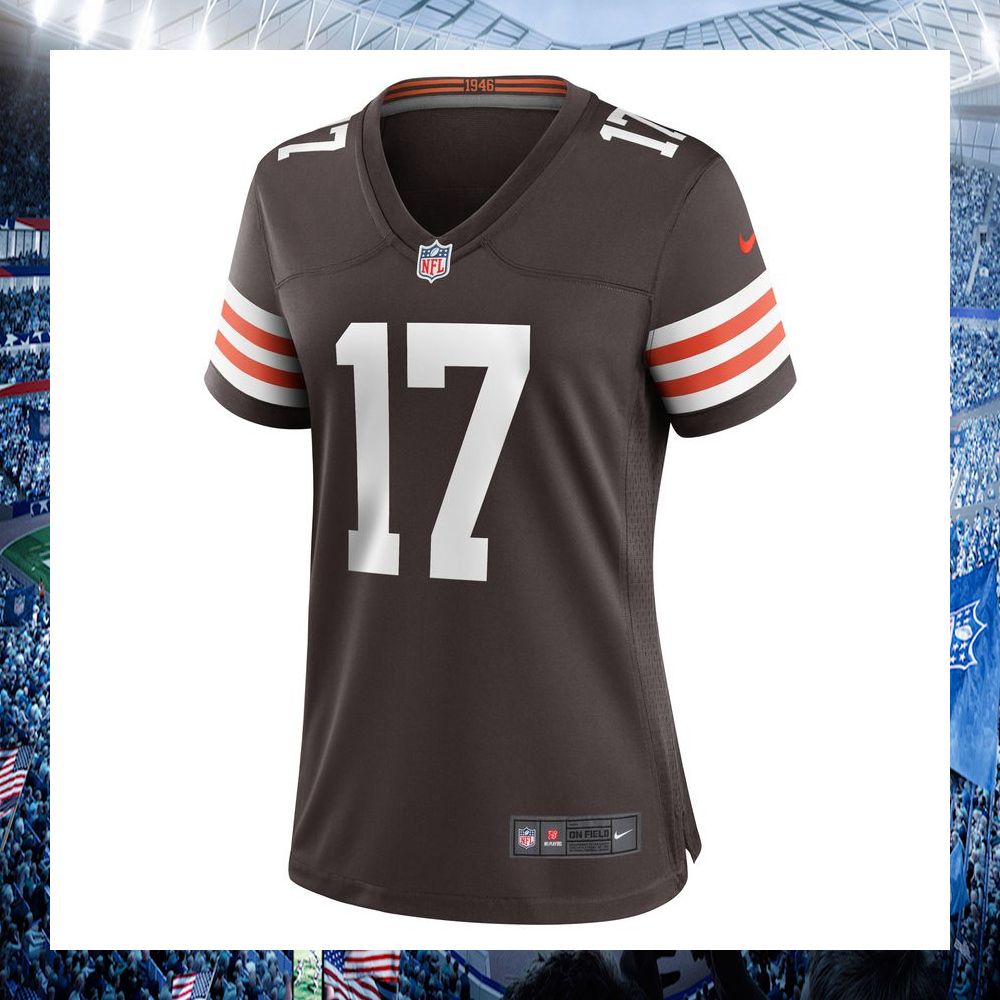 nfl isaiah weston cleveland browns nike womens brown football jersey 2 618