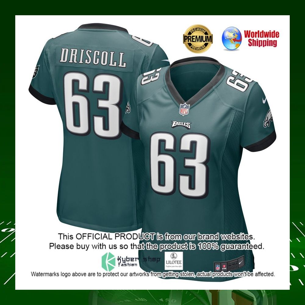 nfl jack driscoll philadelphia eagles nike womens midnight green football jersey 1 491