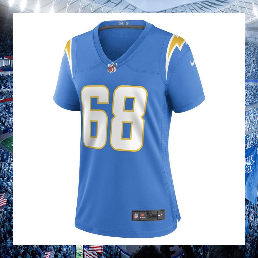nfl jamaree salyer los angeles chargers nike womens powder blue football jersey 2 941