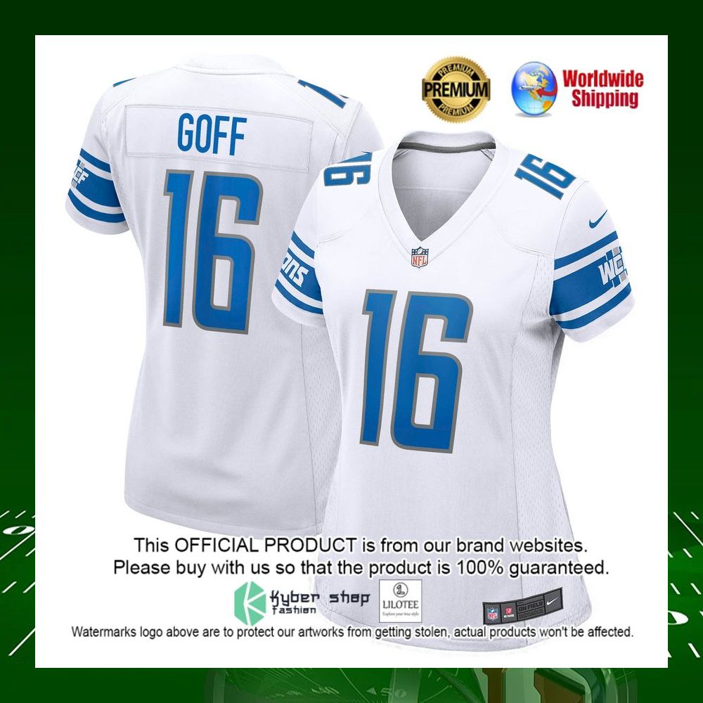 nfl jared goff detroit lions nike womens white football jersey 1 795