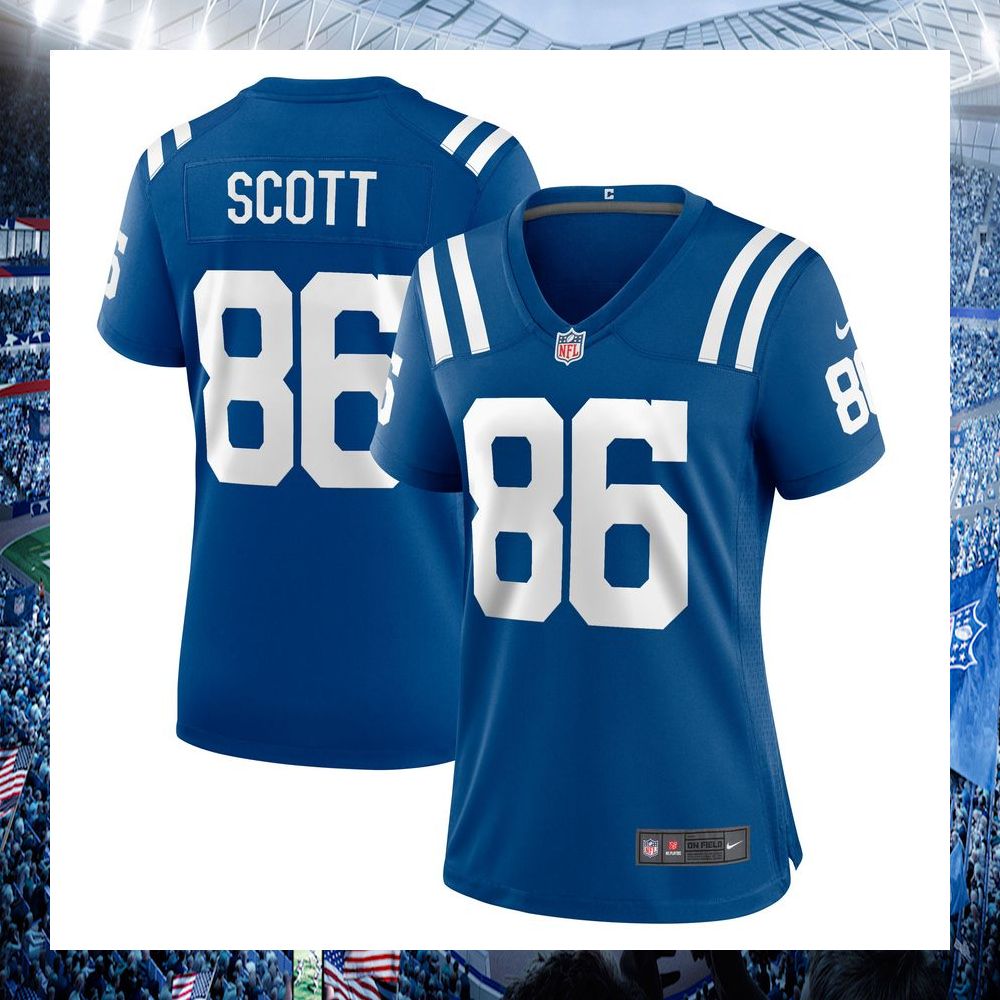 nfl jared scott indianapolis colts nike womens royal football jersey 1 322