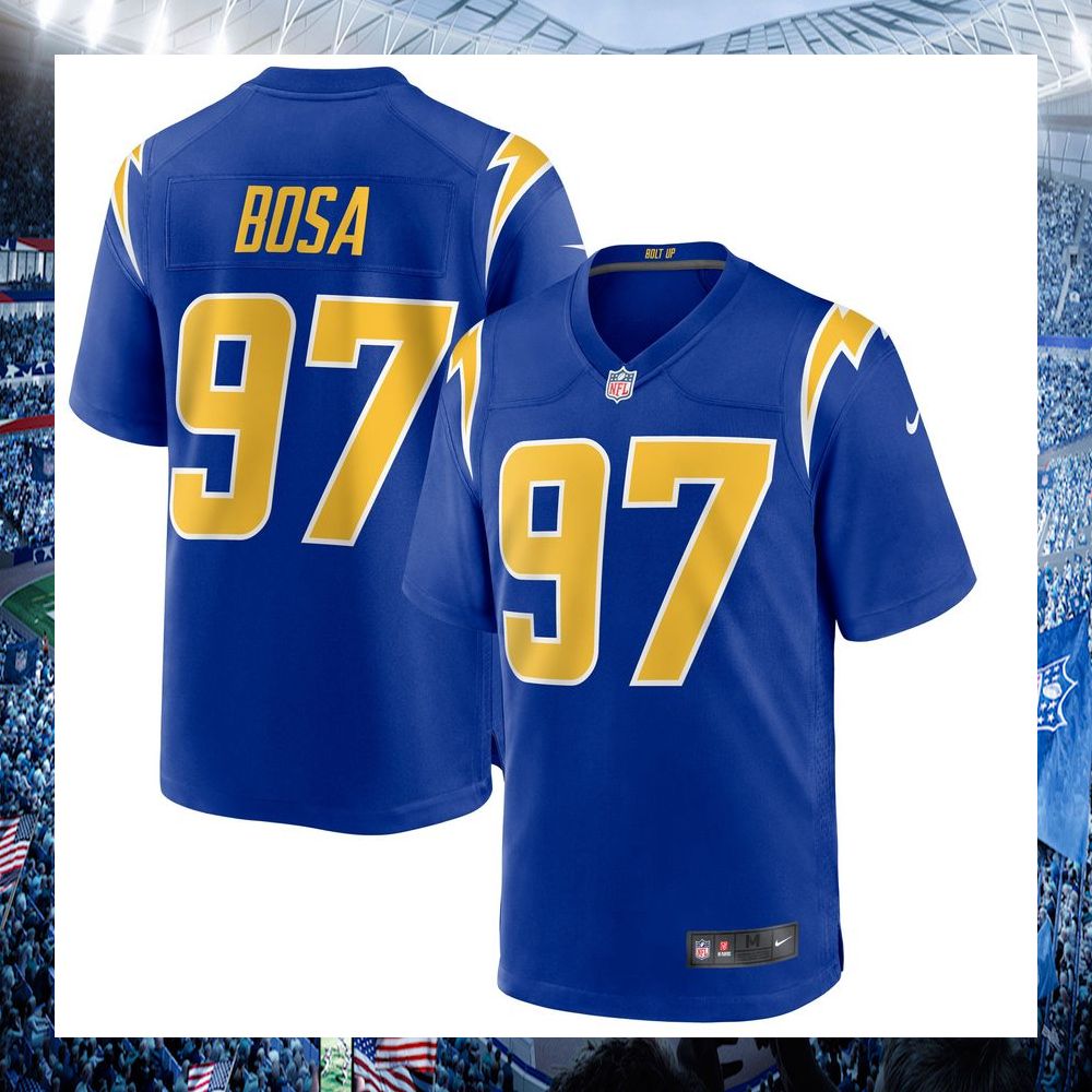 nfl joey bosa los angeles chargers nike 2nd alternate royal football jersey 1 853