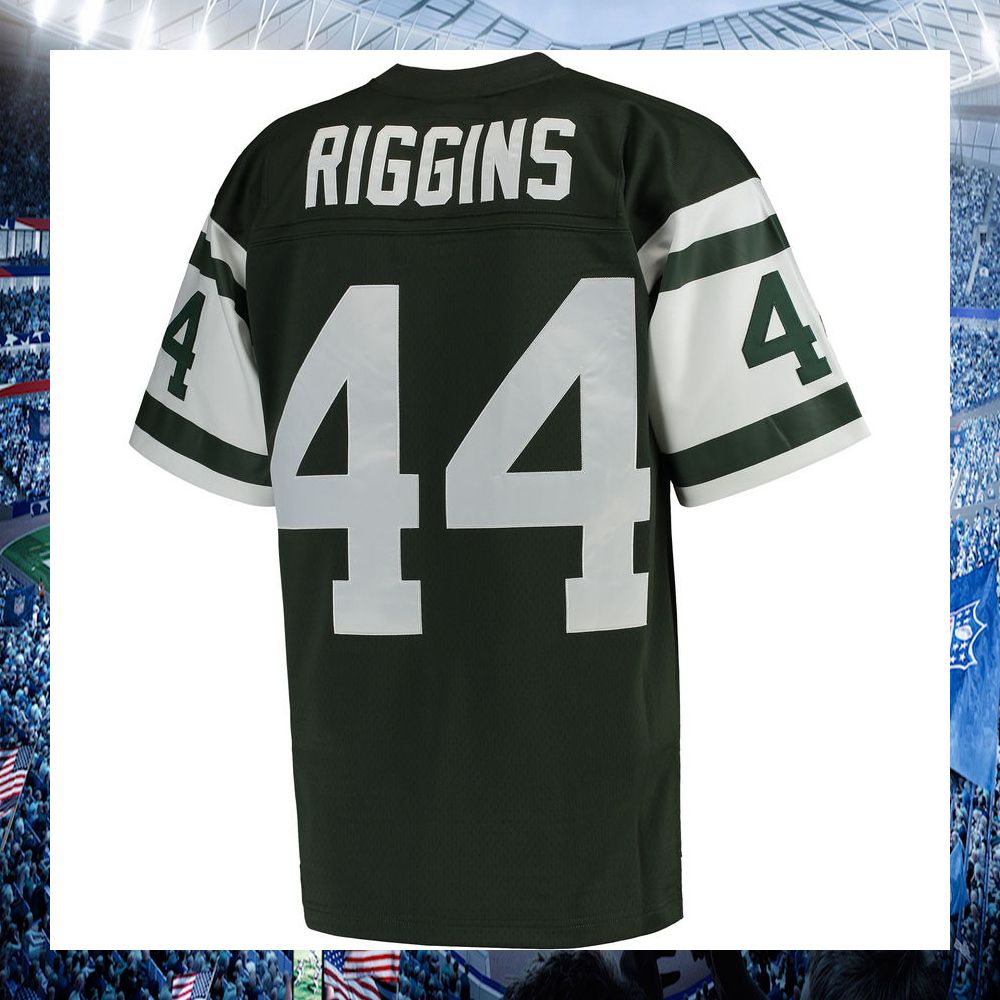 nfl john riggins new york jets mitchell ness retired legacy replica green football jersey 3 896