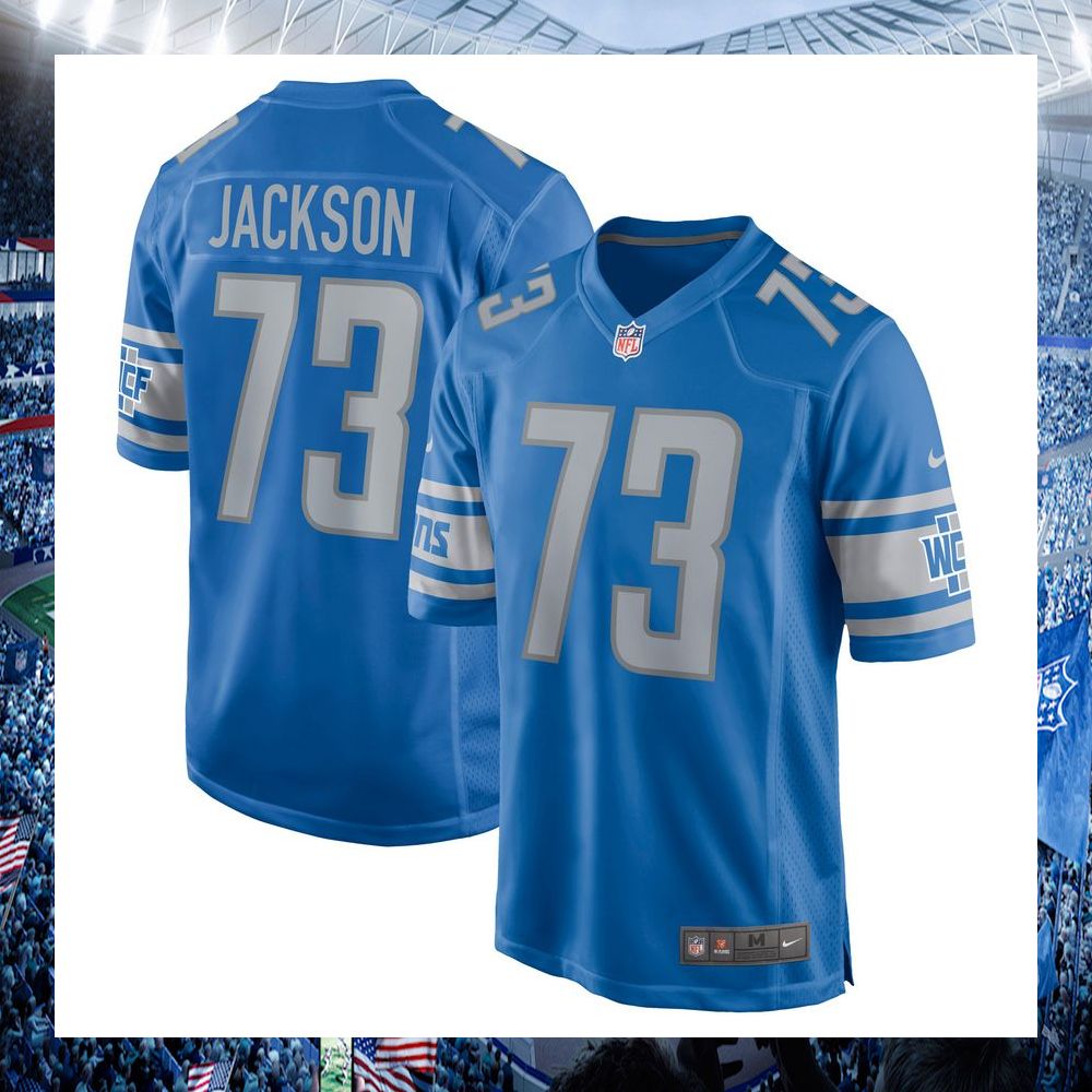 nfl jonah jackson detroit lions nike blue football jersey 1 130