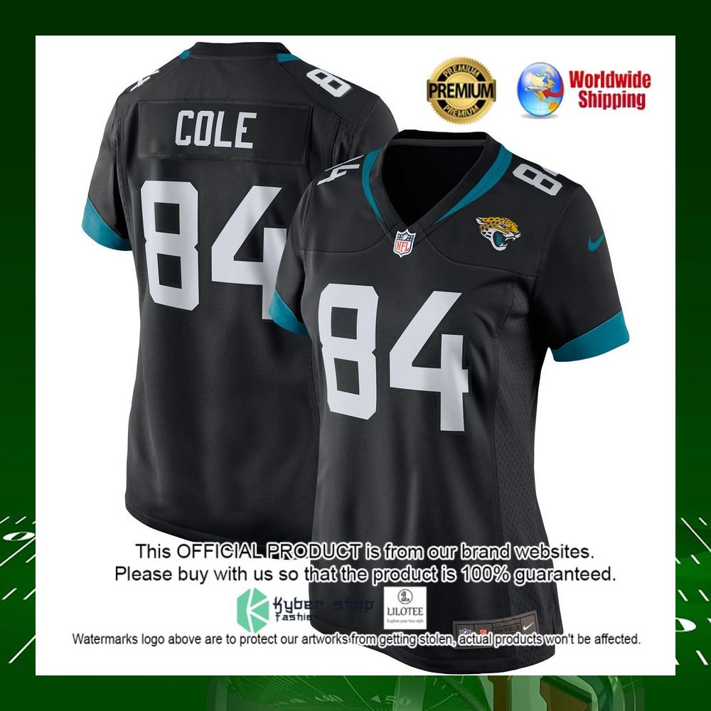 nfl keelan cole jacksonville jaguars nike womens black football jersey 1 212