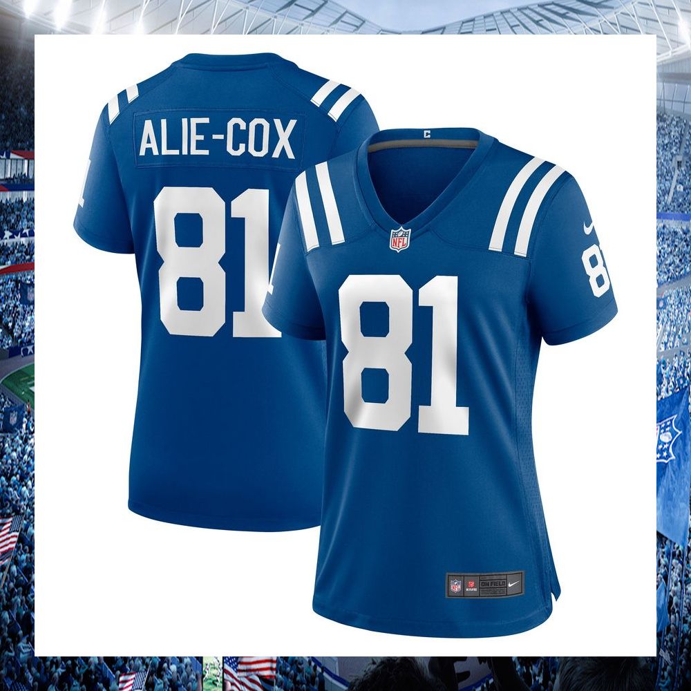 nfl mo alie cox indianapolis colts nike womens team royal football jersey 1 640