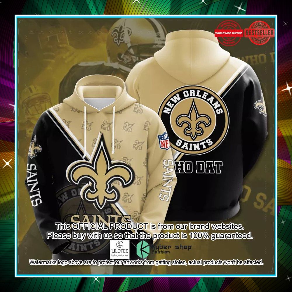 nfl new orleans saints team logo hoodie 1 923