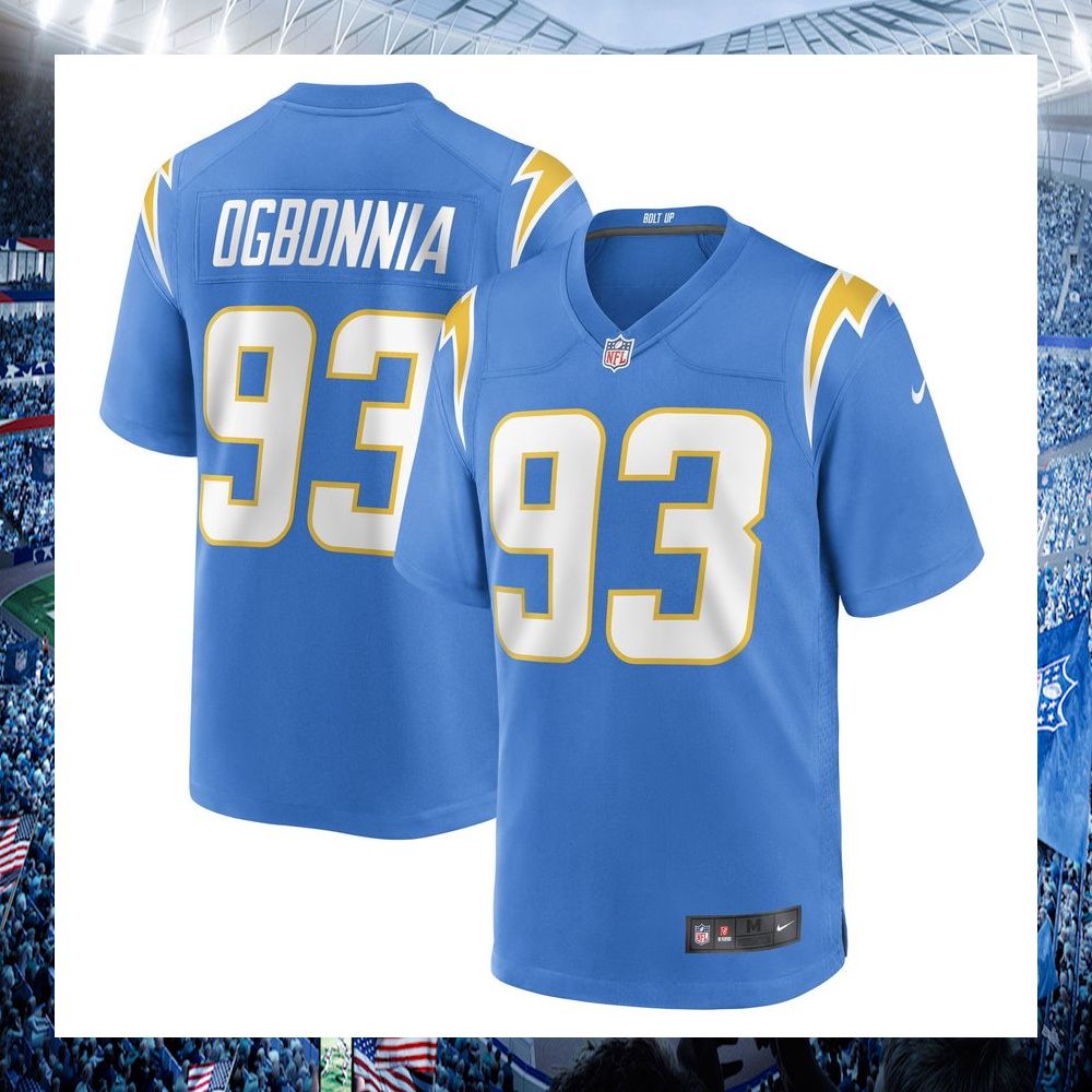 nfl otito ogbonnia los angeles chargers nike powder blue football jersey 1 860