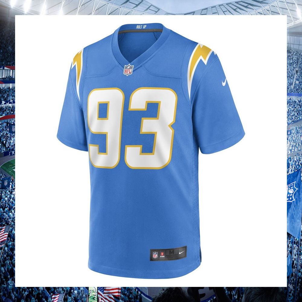 nfl otito ogbonnia los angeles chargers nike powder blue football jersey 2 40