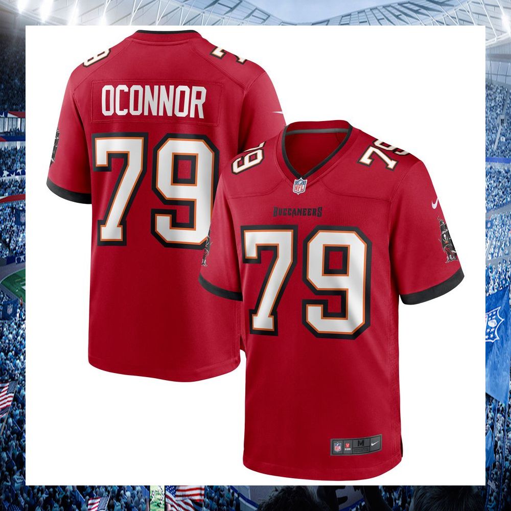 nfl patrick oconnor tampa bay buccaneers nike red football jersey 1 873