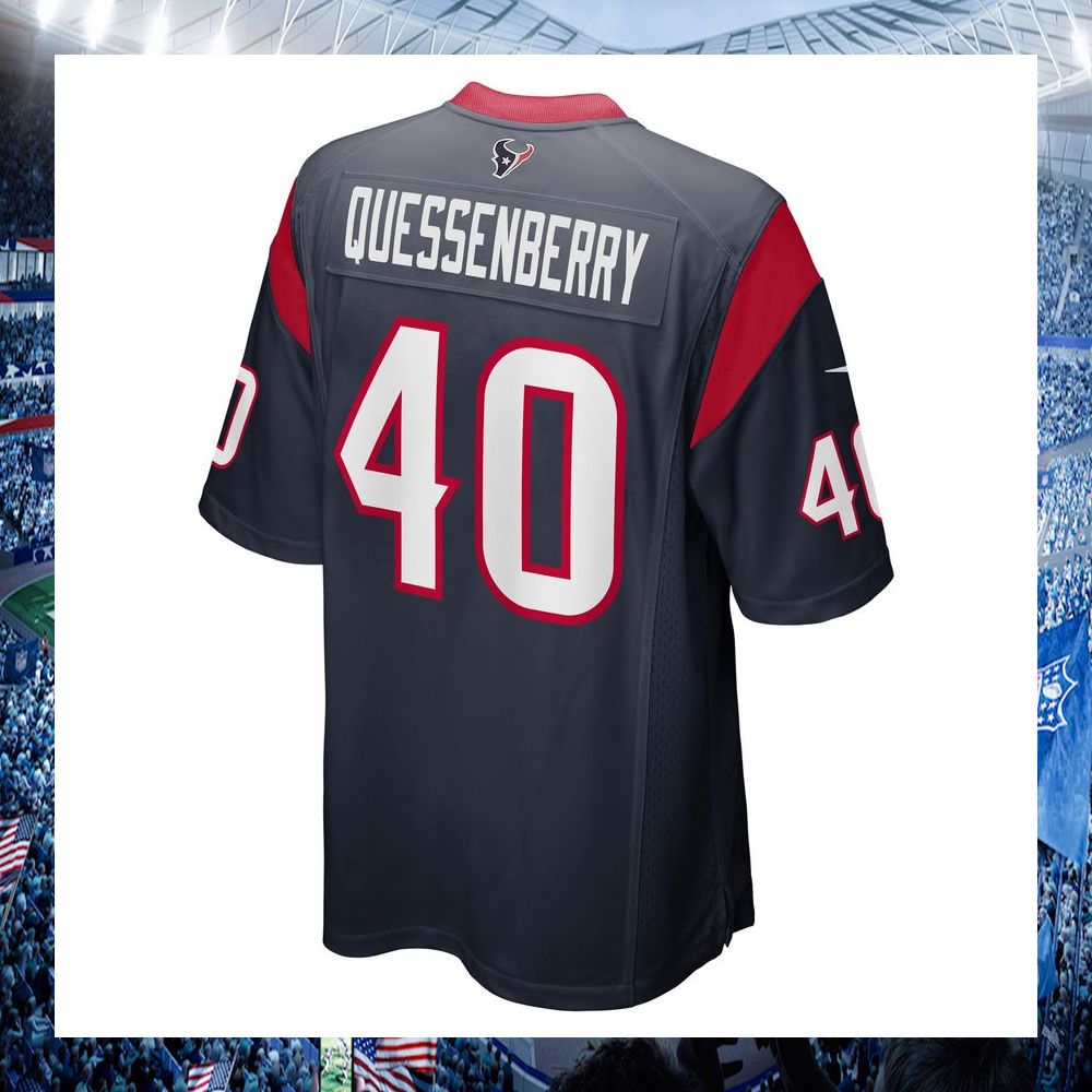 nfl paul quessenberry houston texans nike navy football jersey 3 166