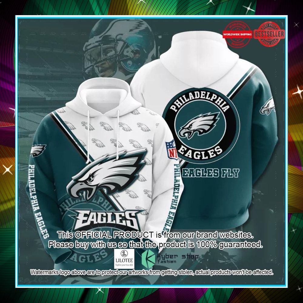 nfl philadelphia eagles team logo hoodie 1 231