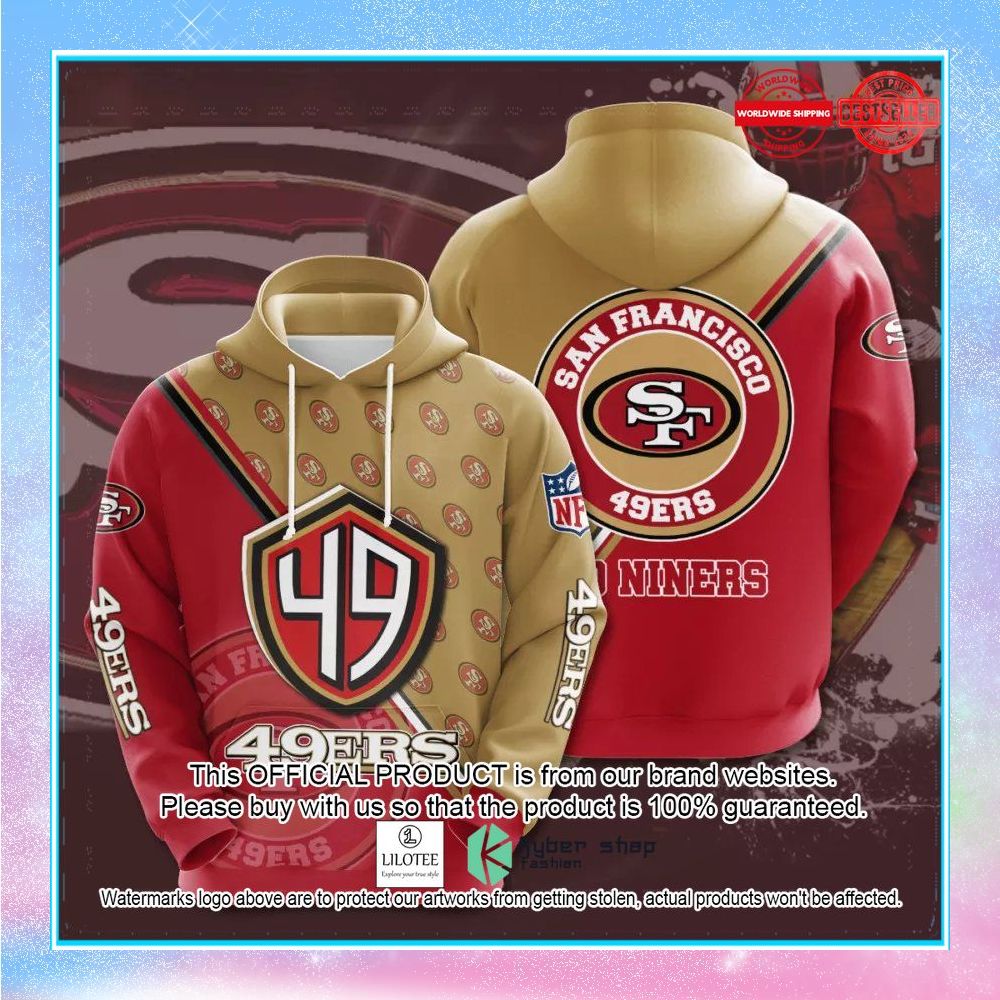nfl san francisco 49ers team logo hoodie 1 44