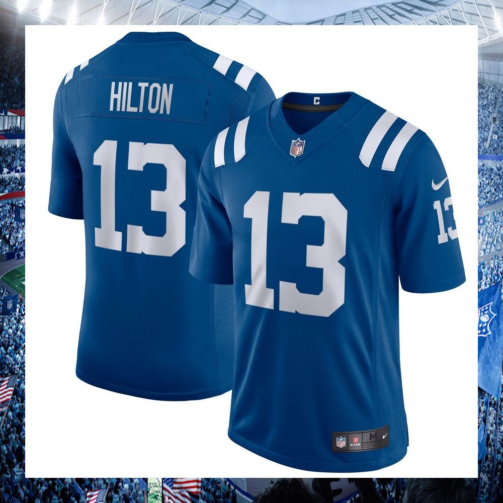 nfl t y hilton indianapolis colts nike vapor limited royal football jersey 1 18