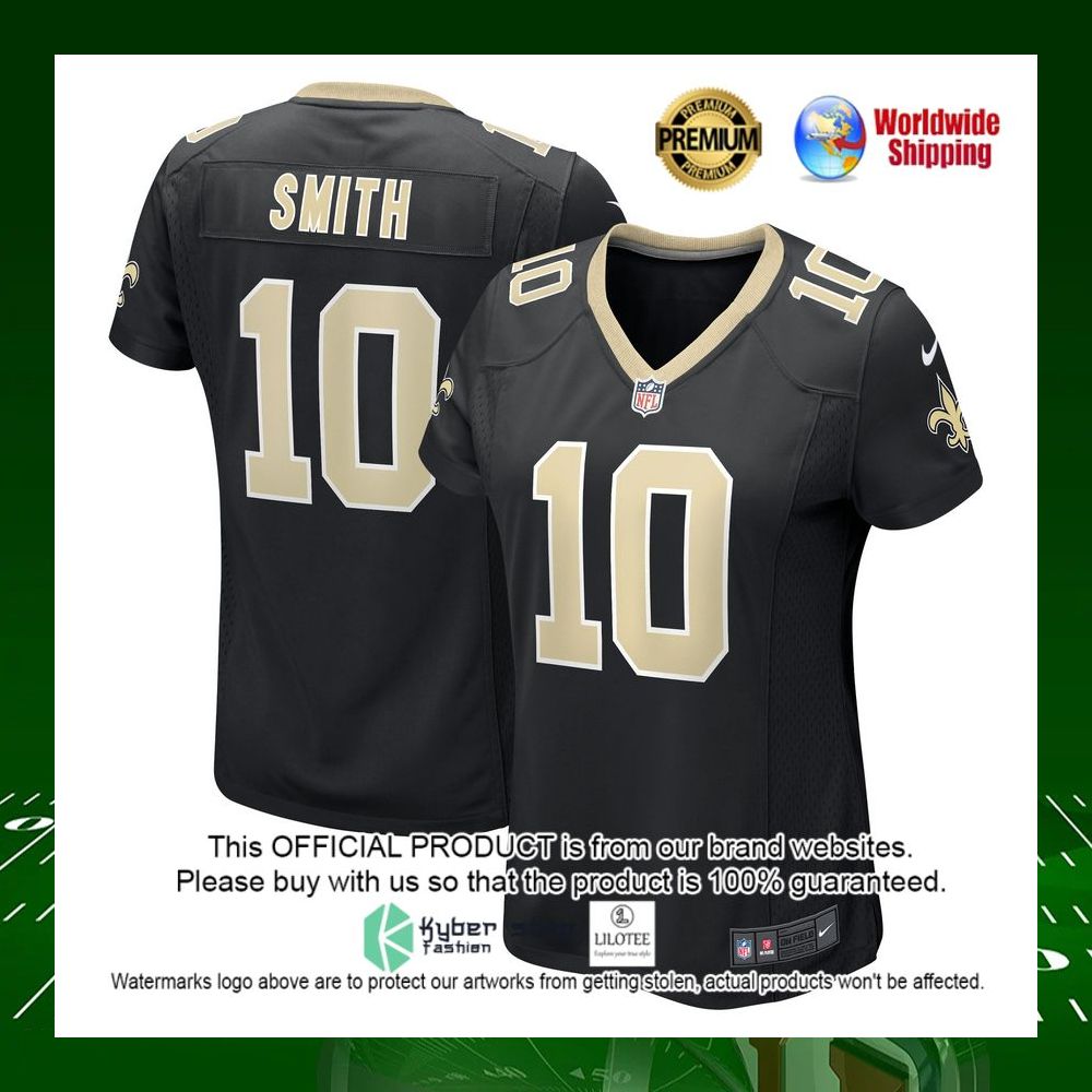 nfl trequan smith new orleans saints nike womens black football jersey 1 889
