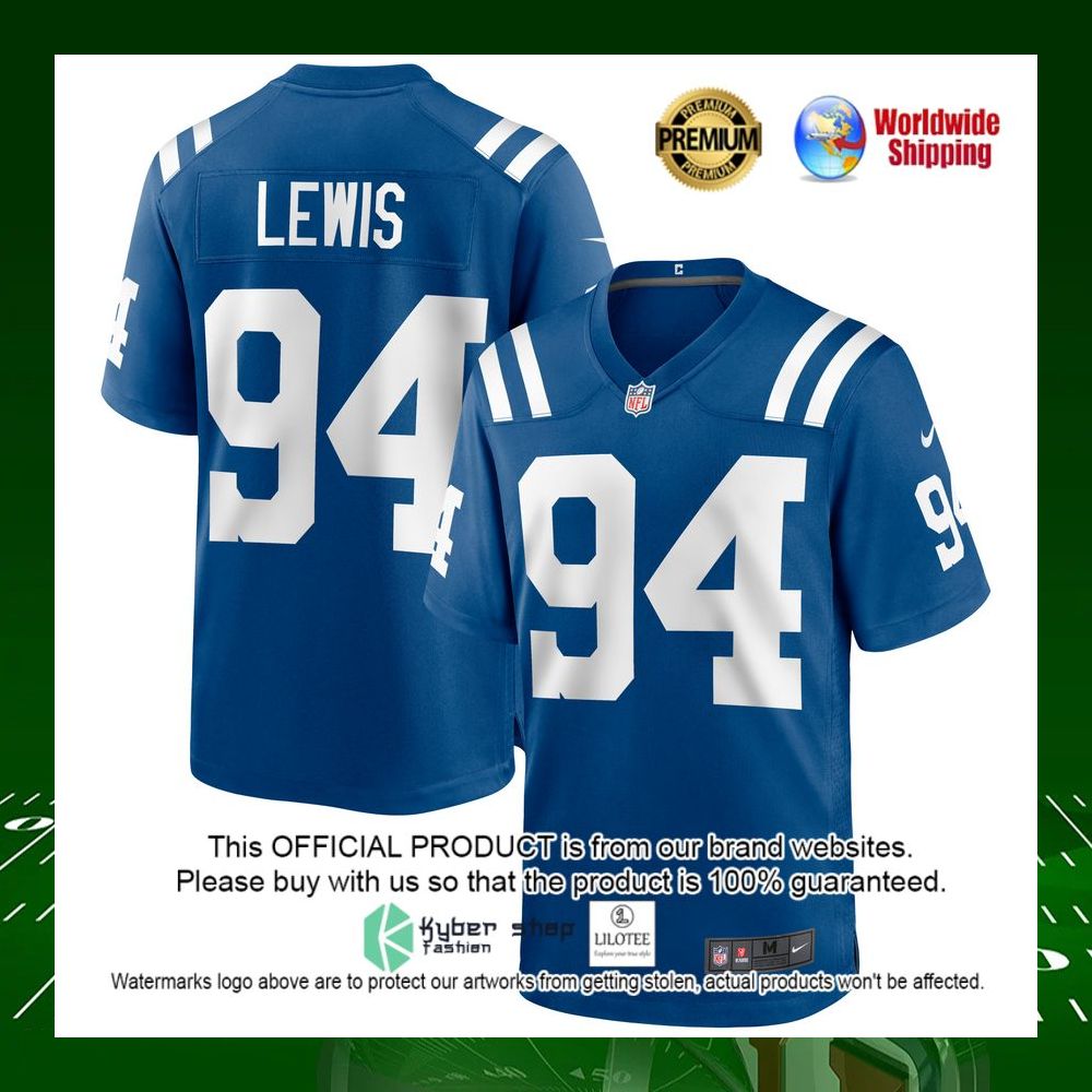 nfl tyquan lewis indianapolis colts nike royal football jersey 1 359