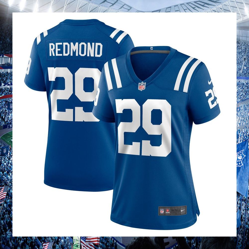 nfl will redmond indianapolis colts nike womens royal football jersey 1 329