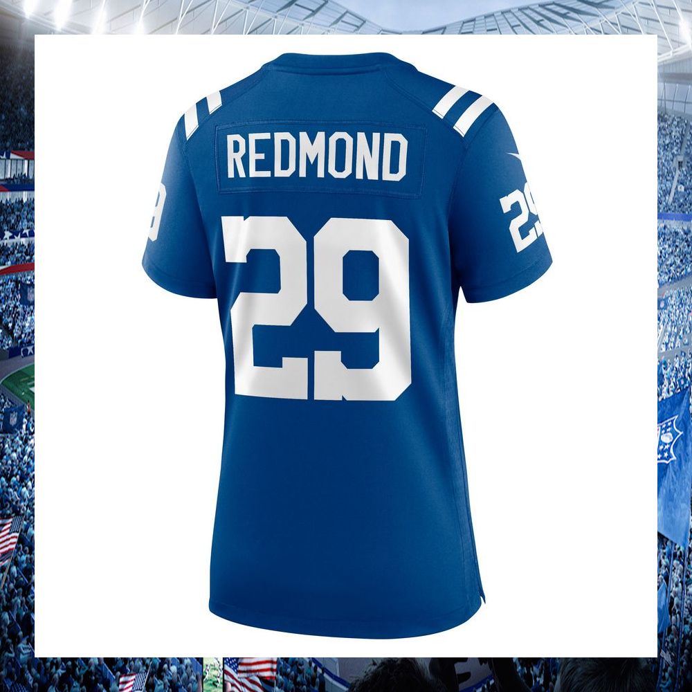 nfl will redmond indianapolis colts nike womens royal football jersey 3 88