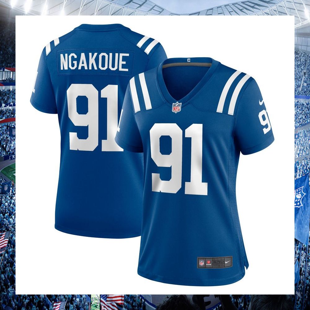 nfl yannick ngakoue indianapolis colts nike womens royal football jersey 1 756