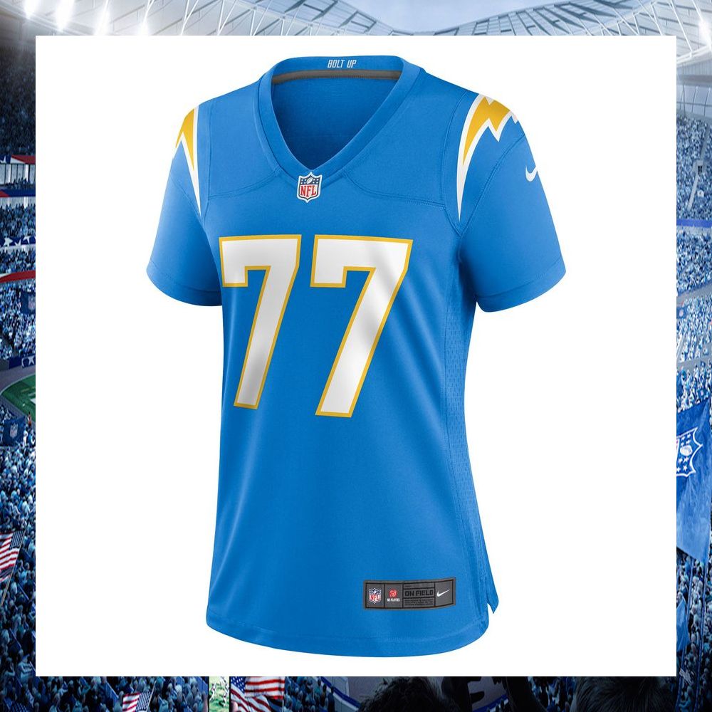 nfl zion johnson los angeles chargers nike womens powder blue football jersey 2 717