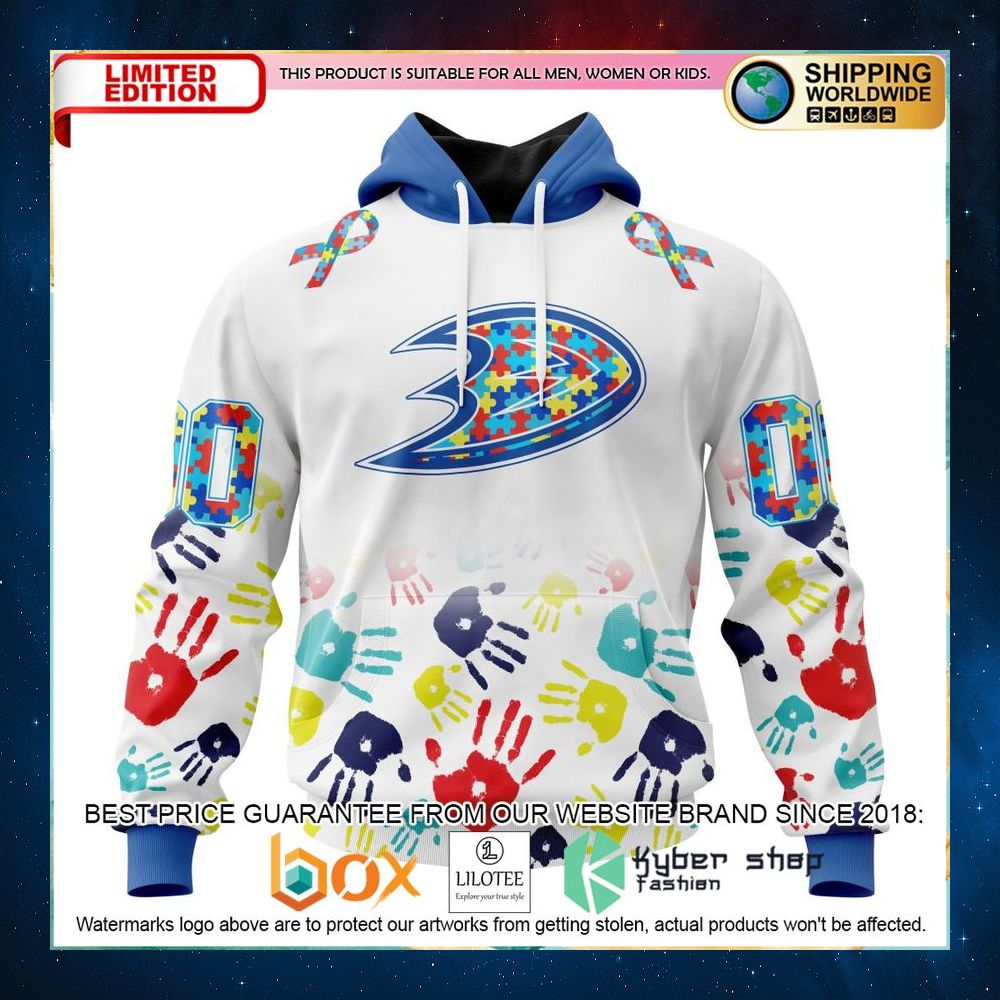 nhl anaheim ducks autism awareness personalized 3d hoodie shirt 1 570