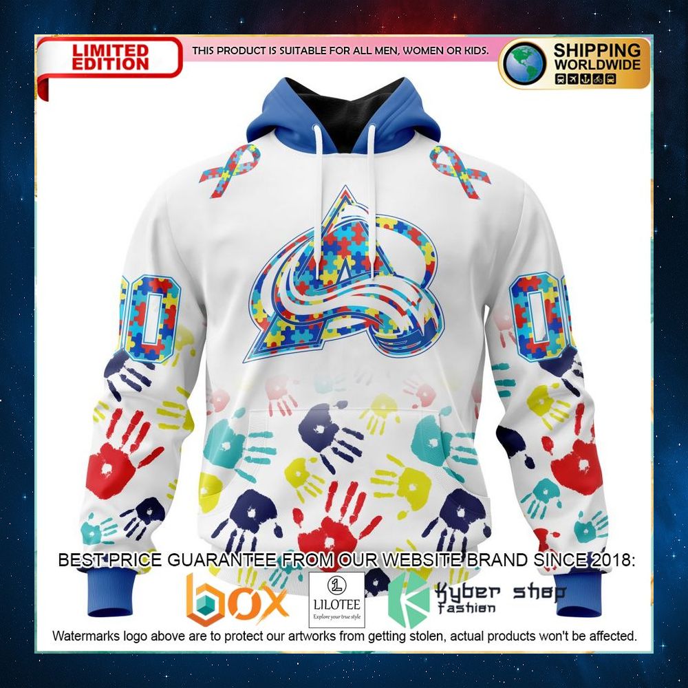 nhl colorado avalanche autism awareness personalized 3d hoodie shirt 1 758