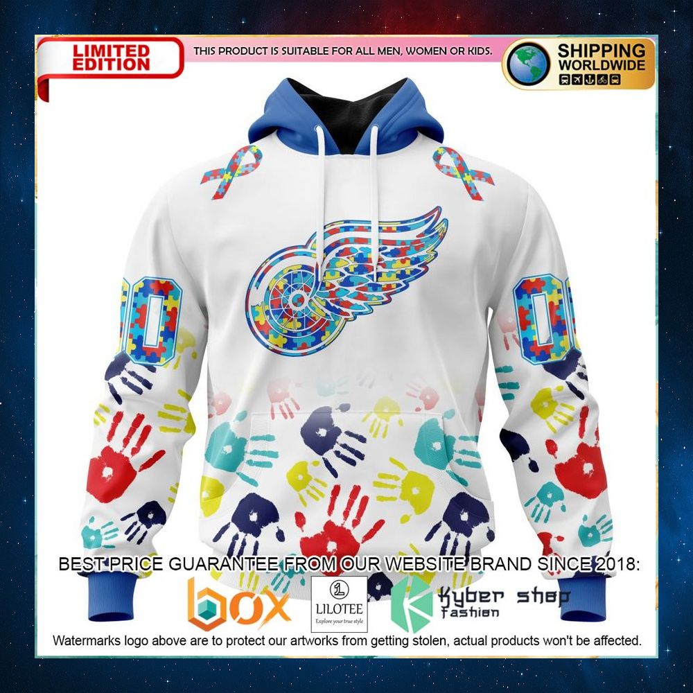 nhl detroit red wings autism awareness personalized 3d hoodie shirt 1 725