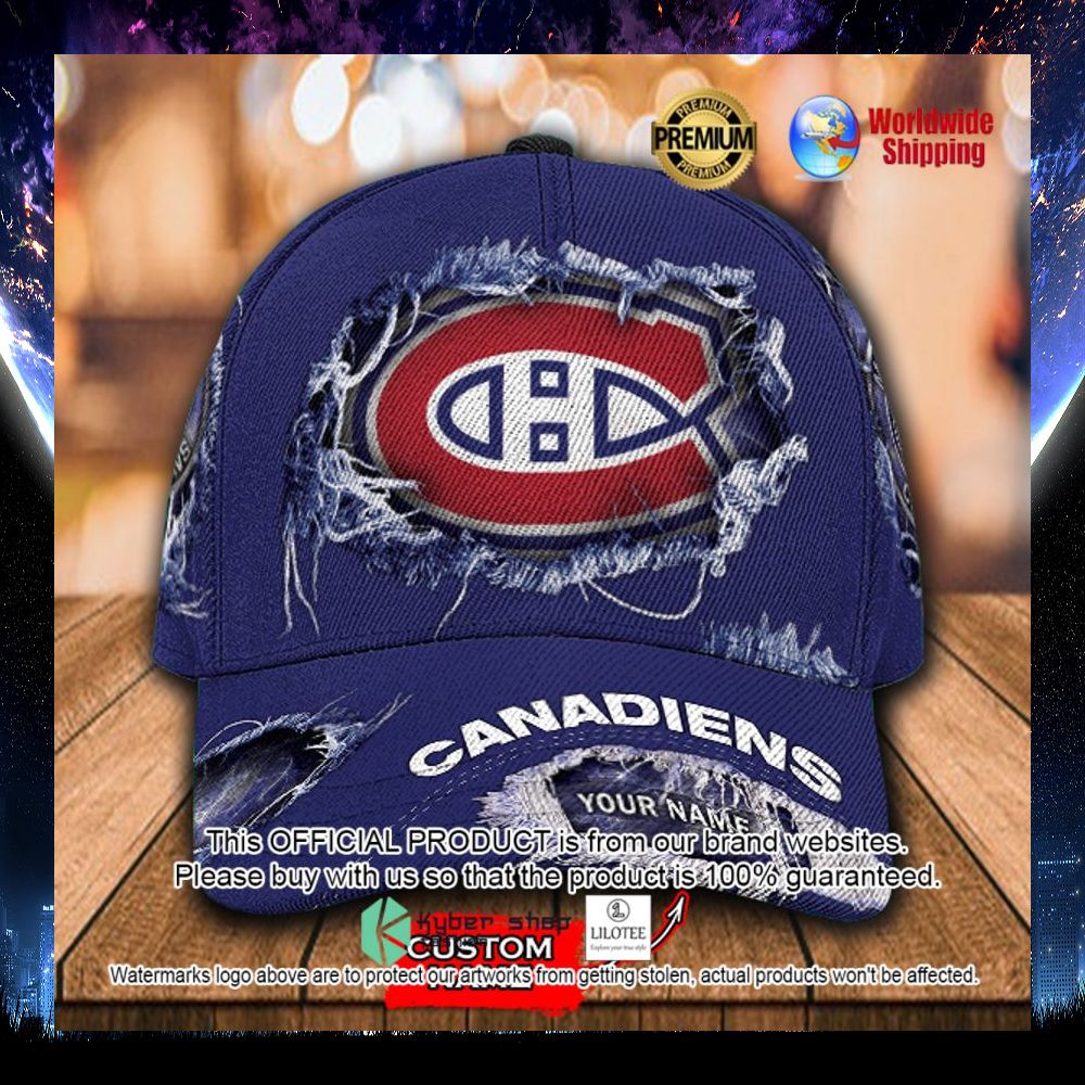 nhl montreal canadiens custom name cap 1 345