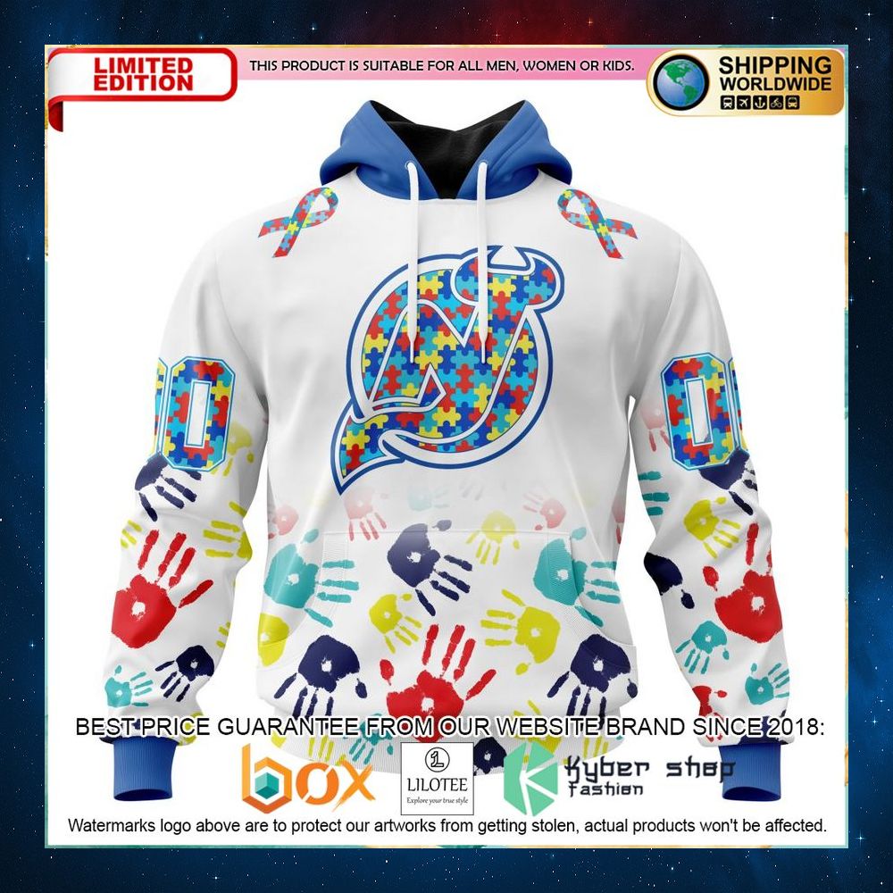 nhl new jersey devils autism awareness personalized 3d hoodie shirt 1 839