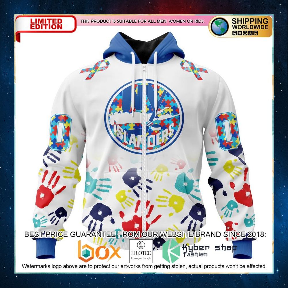 nhl new york islanders autism awareness personalized 3d hoodie shirt 2 772