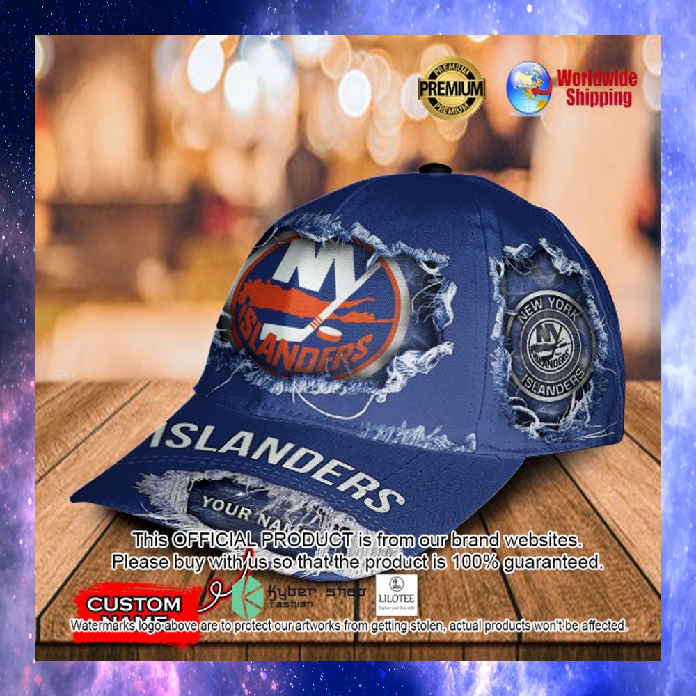 nhl new york islanders custom name cap 1 770