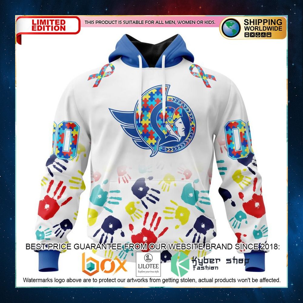 nhl ottawa senators autism awareness personalized 3d hoodie shirt 1 994