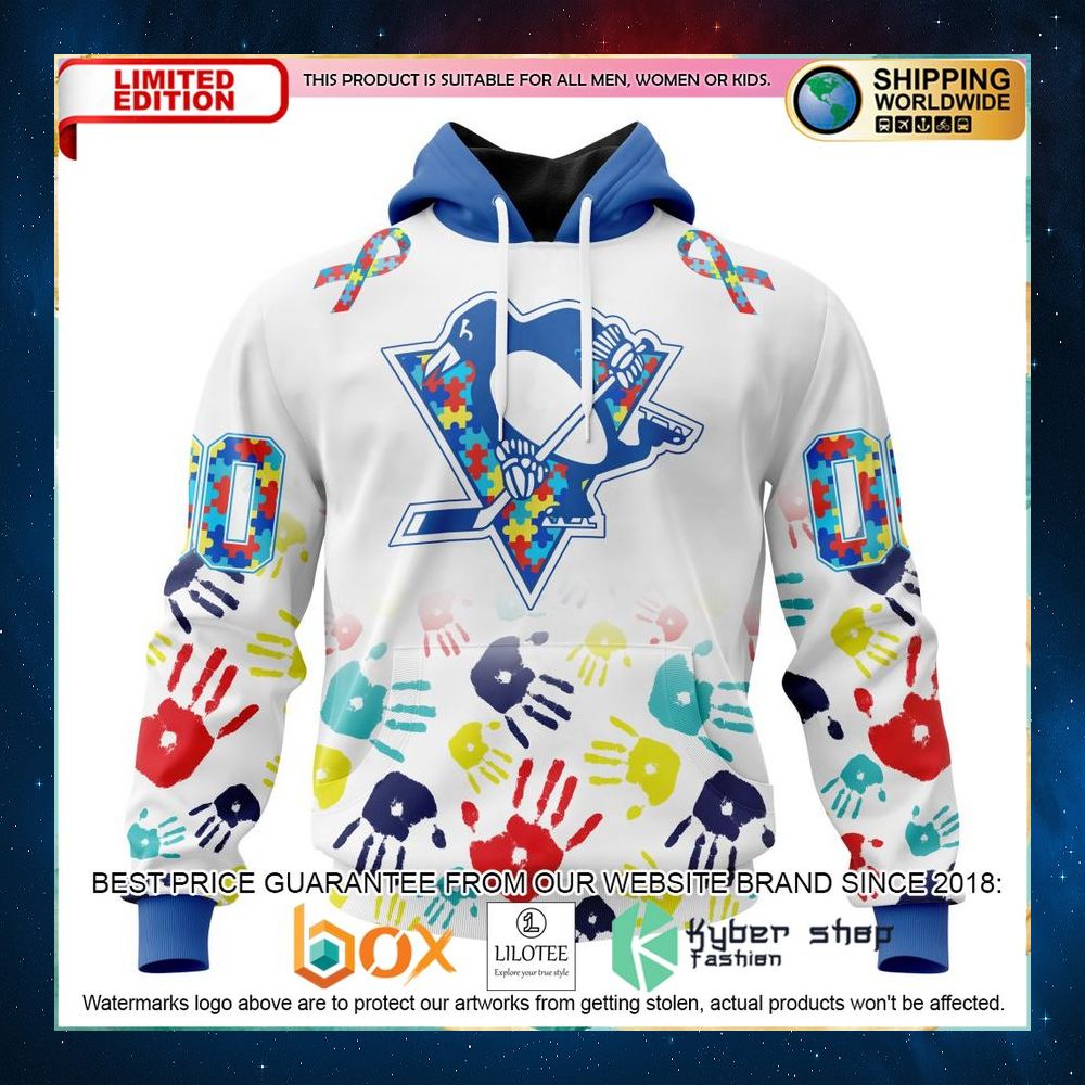 nhl pittsburgh penguins autism awareness personalized 3d hoodie shirt 1 570