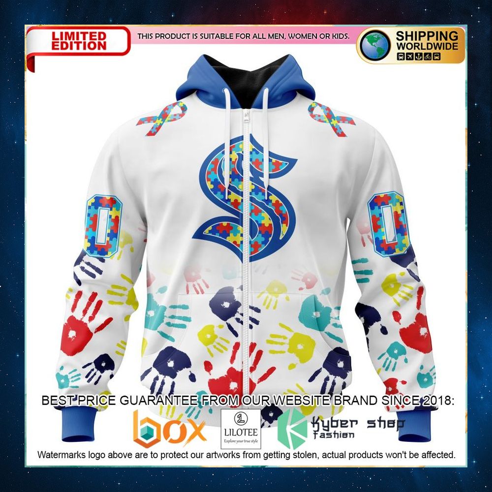 nhl seattle kraken autism awareness personalized 3d hoodie shirt 2 495
