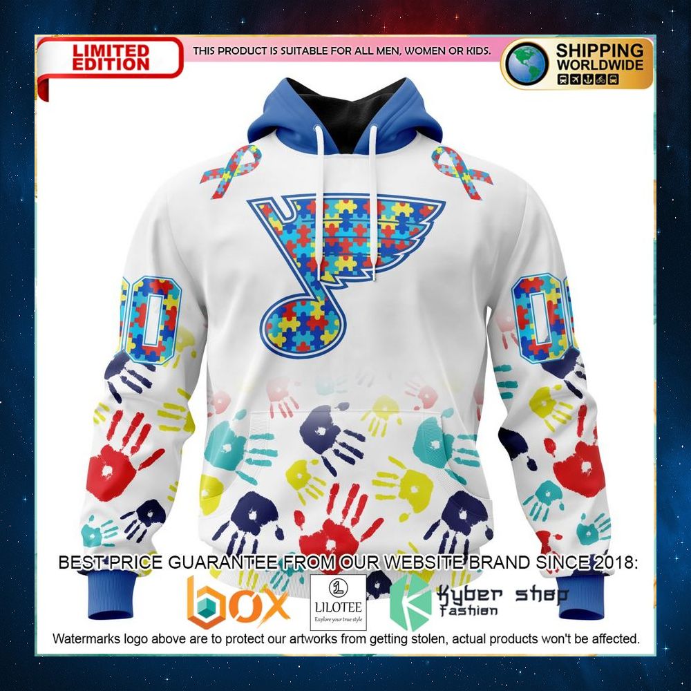nhl st louis blues autism awareness personalized 3d hoodie shirt 1 29