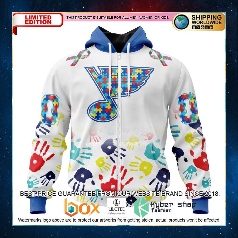nhl st louis blues autism awareness personalized 3d hoodie shirt 2 441