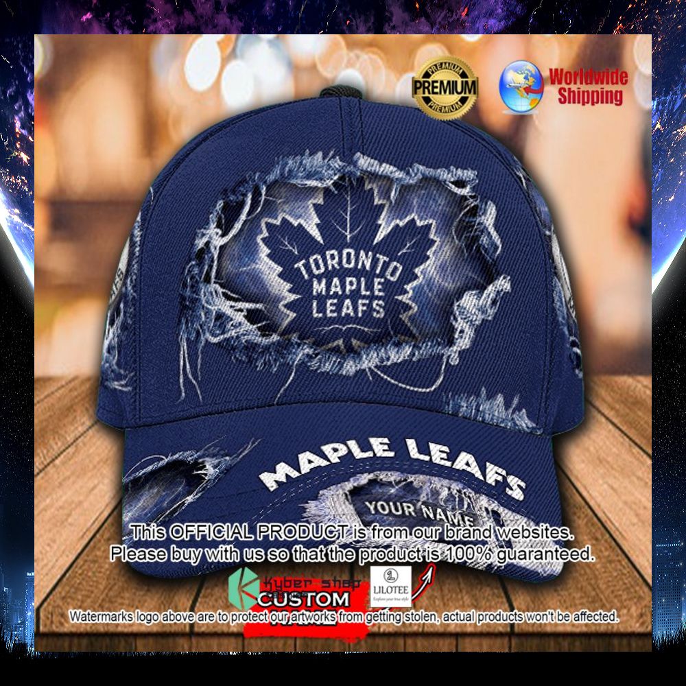 nhl toronto maple leafs custom name cap 1 745